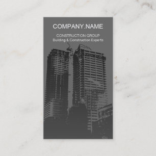 Visite Carte de bâtiment et d'entreprise de construction