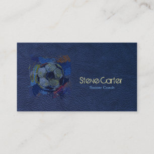 Visite Carte de bleu de joueur de boule d'entraîneur de
