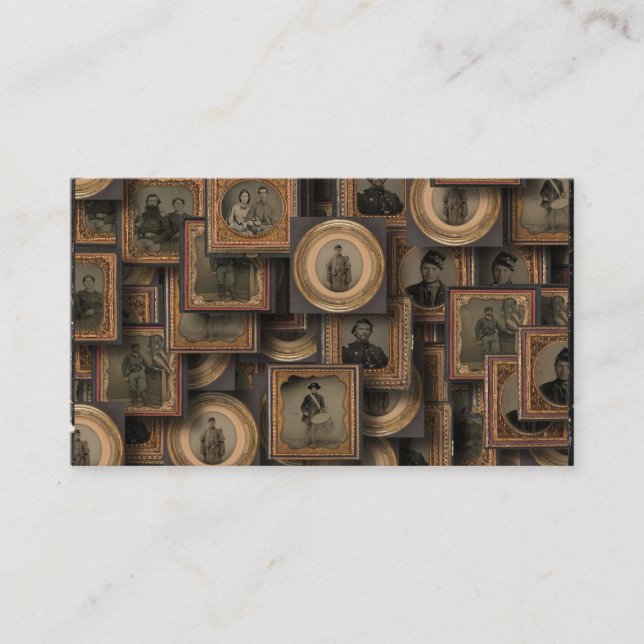 Visite Carte de Blogger de généalogie (Devant)