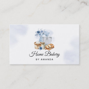 Visite Carte de boulangerie Pain au levain mélangeur bleu