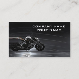 Visite Carte de bureau de moto