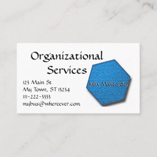 Visite Carte de bus - Hexagon Jigsaw Puzzle en bleu