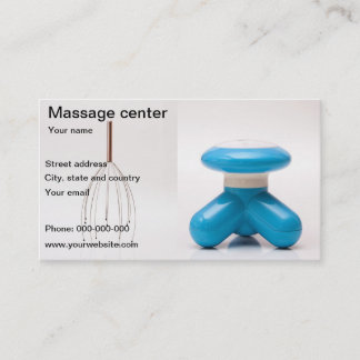 Visite Carte de centre de massage