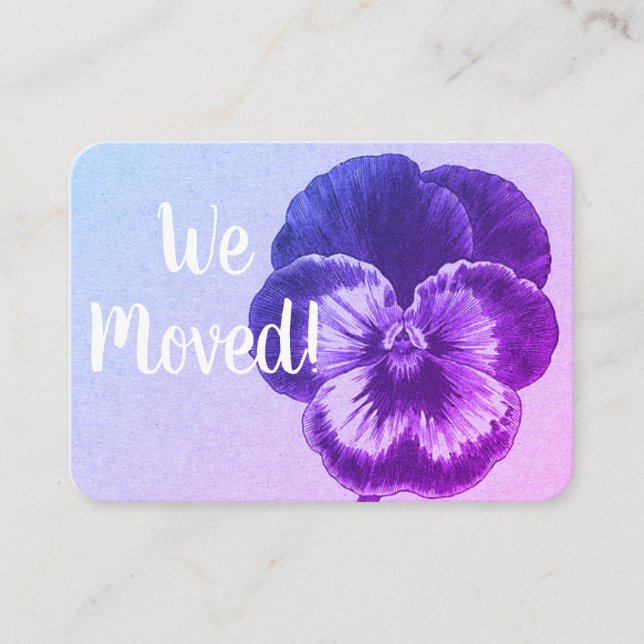 Visite Carte de changement d'adresse (Devant)