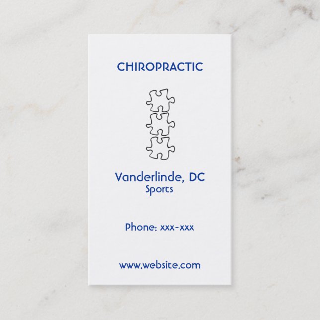 Visite carte de cHIRO (Devant)