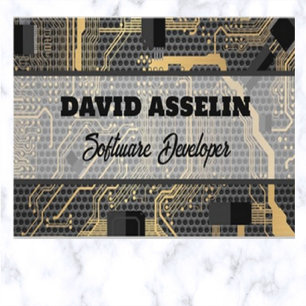 Visite Carte de circuit pour développeurs de logiciels mo