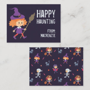 Visite Carte de classe Hauny Haunch Halloween