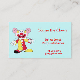 Visite Carte de clown