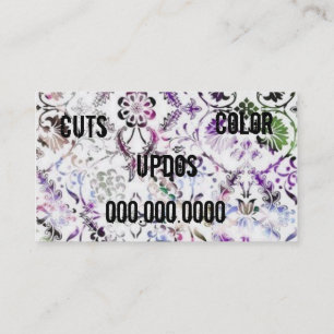 Visite carte de coiffeur