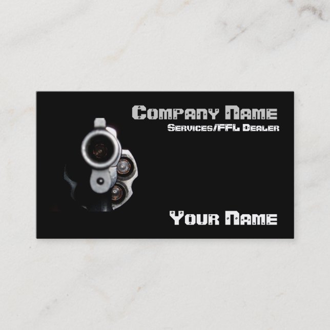 Visite carte de commerce revolver ffl 2 (Devant)