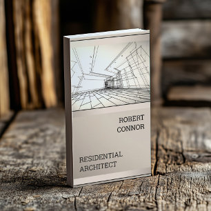 Visite Carte de conception de maison de dessin d'architec