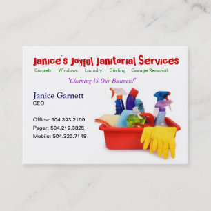 Visite Carte de concierge d'entreprise de services
