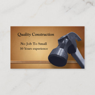 Visite Carte de construction