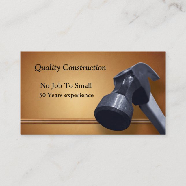 Visite Carte de construction (Devant)