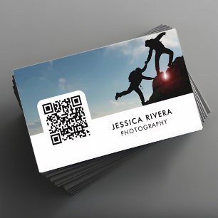 Visite Carte de contact de photographe indépendant minima