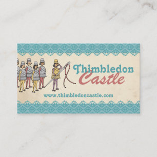 Visite Carte de couture d'ouvrière couturière d'armée 