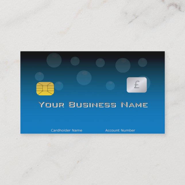 Visite Carte de crédit Faux Professionnel (Devant)