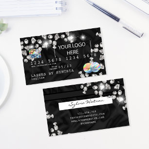 Visite Carte de crédit holographique Styled Diamonds ajou