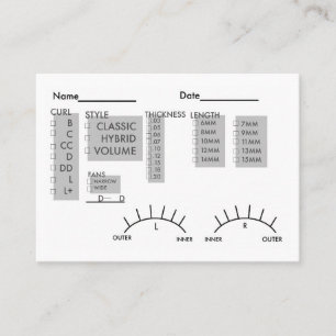 Visite Carte de disque de client de mèche