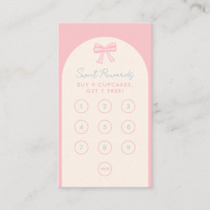 Visite Carte de fidélité avec tampon pour la pâtisserie C