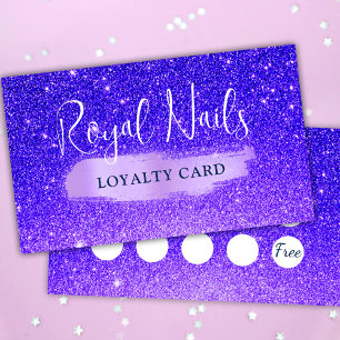 Visite Carte de fidélité Chic SPA Parties scintillant Nai
