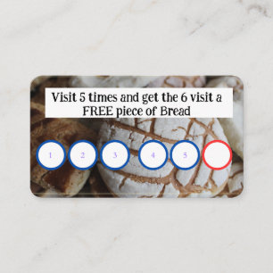 VISITE CARTE DE FIDÉLITÉ CLIENT - BOULANGERIE