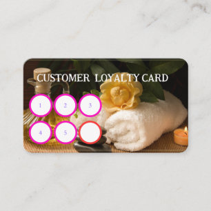 VISITE CARTE DE FIDÉLITÉ CLIENT SPA