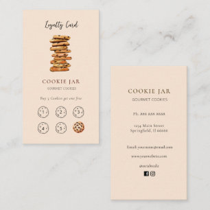 Visite Carte de fidélité de la boutique de biscuits migno