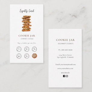 Visite Carte de fidélité de la boutique de biscuits migno