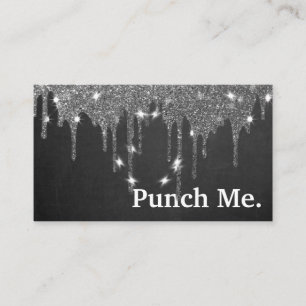 Visite Carte de fidélité en tableau noir minimaliste mo