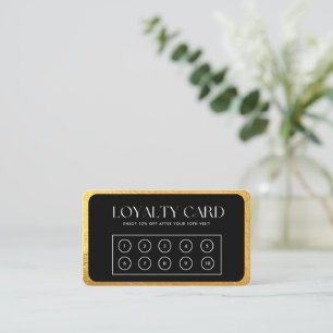 Visite Carte de fidélité Gold