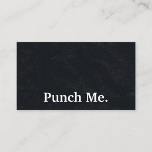 Visite Carte de fidélité minimaliste noire moderne