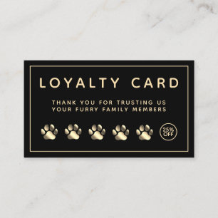 Visite Carte de fidélité professionnelle pour animal de c