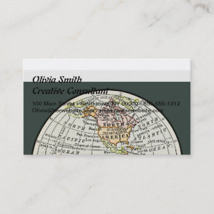 Visite Carte de l'hémisphère occidental Globe Travel