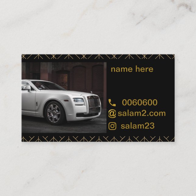 Visite carte de luxe (Devant)