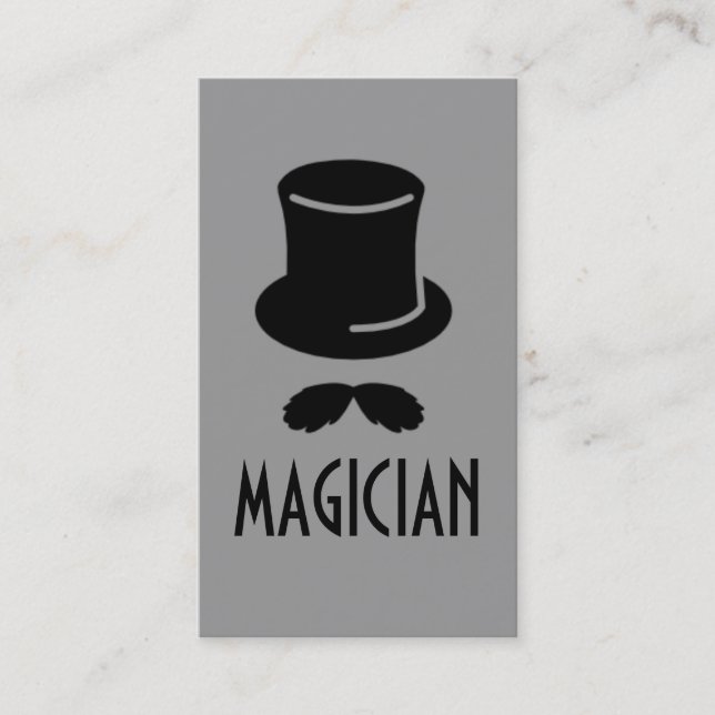 Visite Carte de magicien de magie Tour de poker Jetons de (Devant)