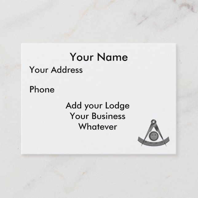 Visite Carte de maîtres passés (Devant)