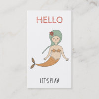 Carte de maman de *~* - sirène de carte de date de