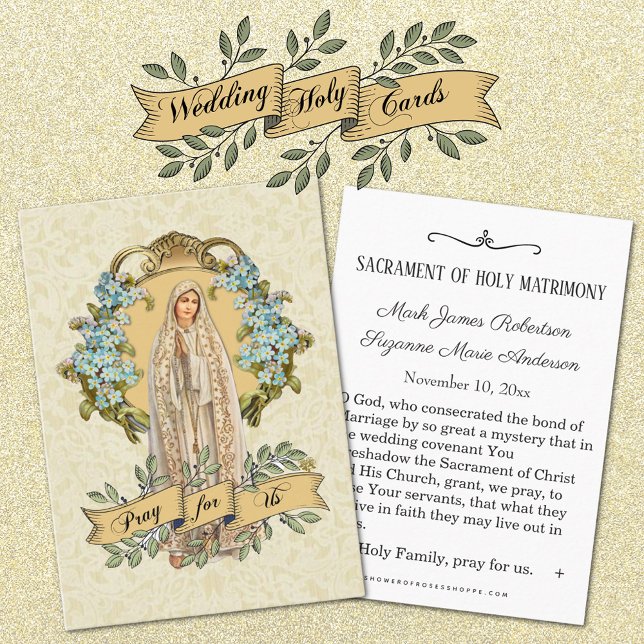 Visite Carte de mariage catholique de la Vierge Marie (Créateur téléchargé)