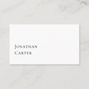 Visite Carte de marque personnelle minimaliste simple QR 