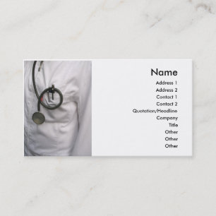 Visite Carte de médecin Bueiness