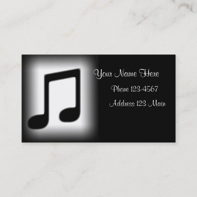 Visite Carte de musique (Devant)