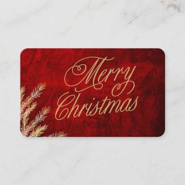 Visite carte de Noël (Devant)