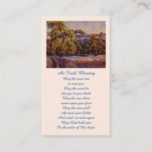 Visite Carte de peinture à l'huile de souvenir
