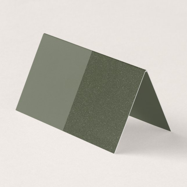 Visite Carte de place pliée à mousse fractionnée - person (Devant)
