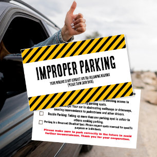 Visite Carte de plainte pour stationnement incorrect Stat