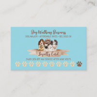 Carte de pointage pour promeneur de chiens de quar