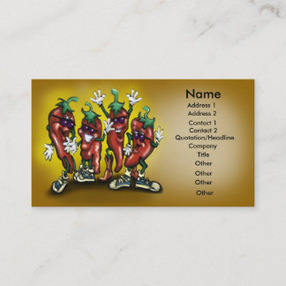 Visite Carte de poivrons