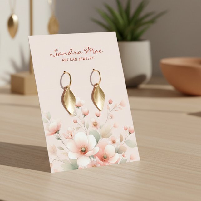 Visite Carte de Présentation de Bijoux de Boucles d'Oreil (Créateur téléchargé)