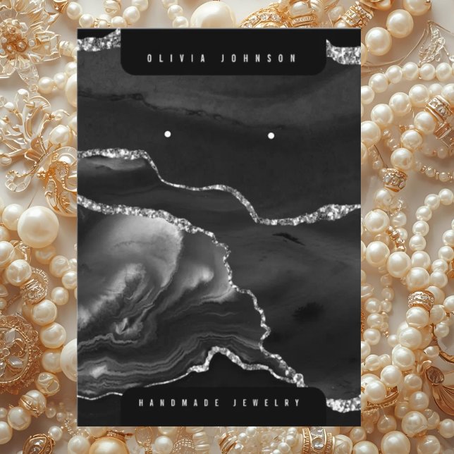 Visite Carte de Présentation de Bijoux en Marbre d'Agate  (Créateur téléchargé)